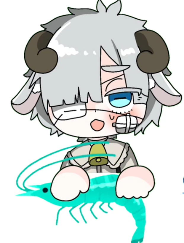 えびを揉むねむたろう